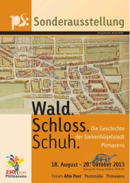 Ausstellung "Wald.Schloss.Schuh." im Forum ALTE POST