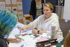 Claudia Boor während des Workshops