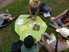 Aktion bei "Der kleine Glücksschlüssel" im Neufferpark