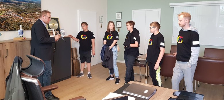 Zu Besuch im Rathaus Zu Besuch im Rathaus