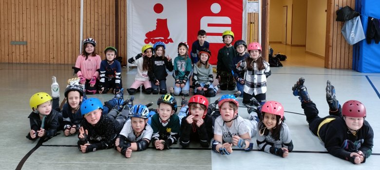 Schulklasse bei Skate@School Schulklasse bei Skate@School