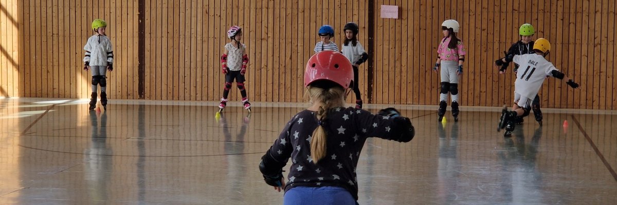 Inliner fahren bei Skate@School Besucher bei School's out