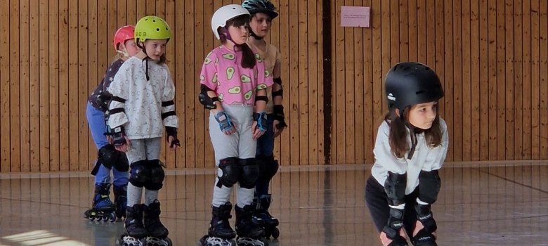 Fahrübung bei Skate@School Fahrübung bei Skate@School