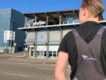 Profine Pirmasens Arbeiter am Haupteingang