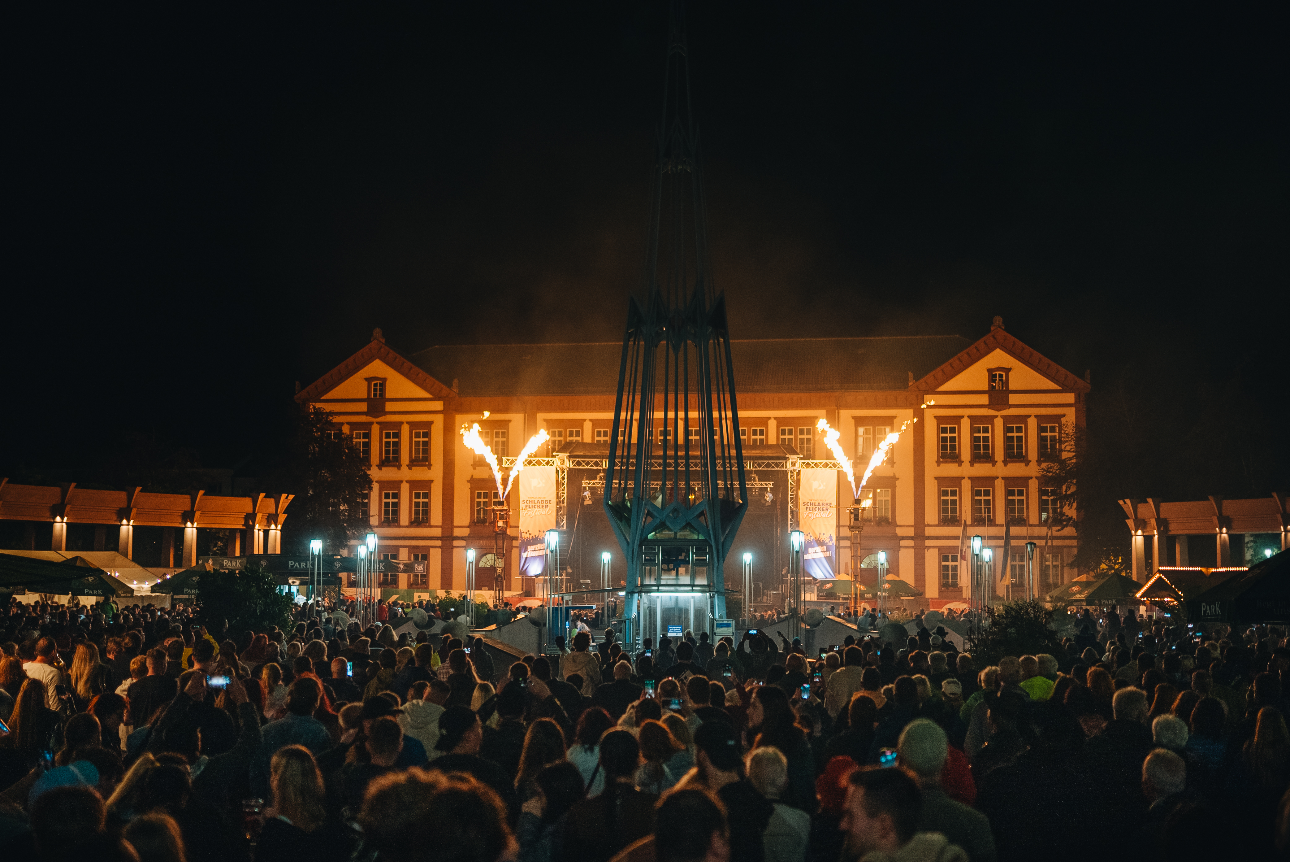 Exefest 2019 - Feuerwerk Exefest 2019 Feuerwerk über Rathaus