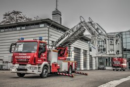 Drehleiter Drehleiter eines Einsatzfahrzeugs
