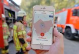 ENSURE Feldtest App Katwarn auf Smartphone angezeigt