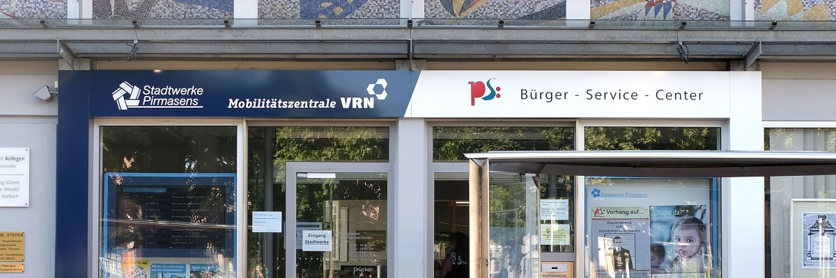 Bürger-Service-Center in Pirmasens Frontansicht Bürger-Service-Center in Pirmasens Frontansicht