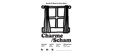 Ausstellungsplakat "Charme/Scham"