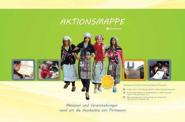 Aktionsmappe des Pirmasenser Stadtarchivs in Zusammenarbeit mit Gästeführer/innen der Stadt Pirmasens 