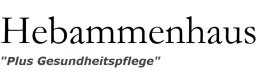 Logo Hebammenhaus Logo Hebammenhaus "Plus Gesundheitspflege"