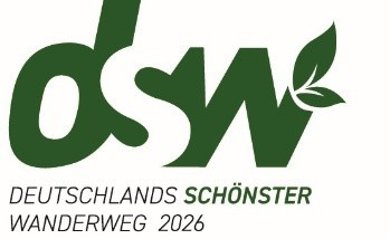 Logo Deutschlands schönster Wanderweg 2026 Logo dsw, Deutschlands schönster Wanderweg 2026