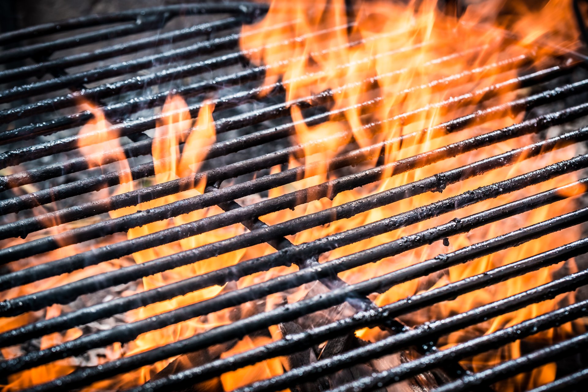 Roasted chicken legs on the old grill Roasted chicken legs on the old grill