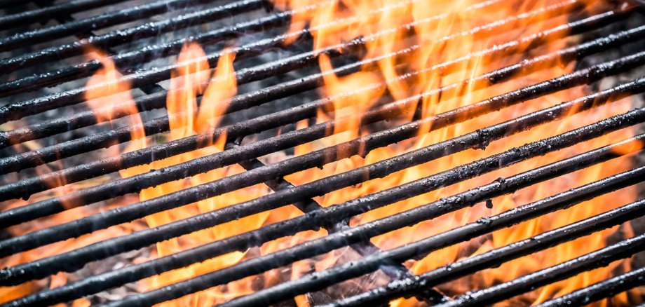 Roasted chicken legs on the old grill Roasted chicken legs on the old grill