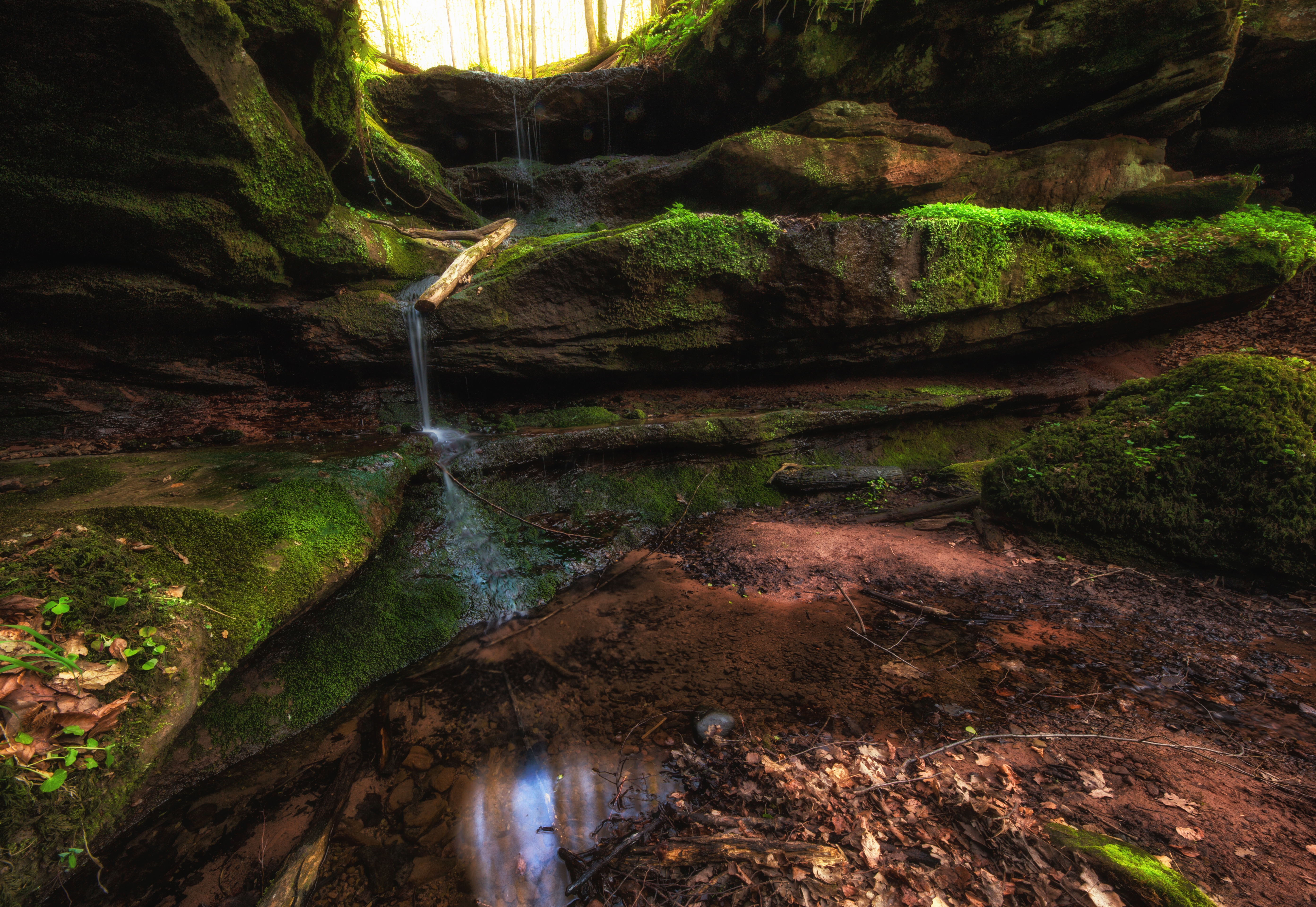 Hexenklamm Hexenklamm kleiner Wasserfall