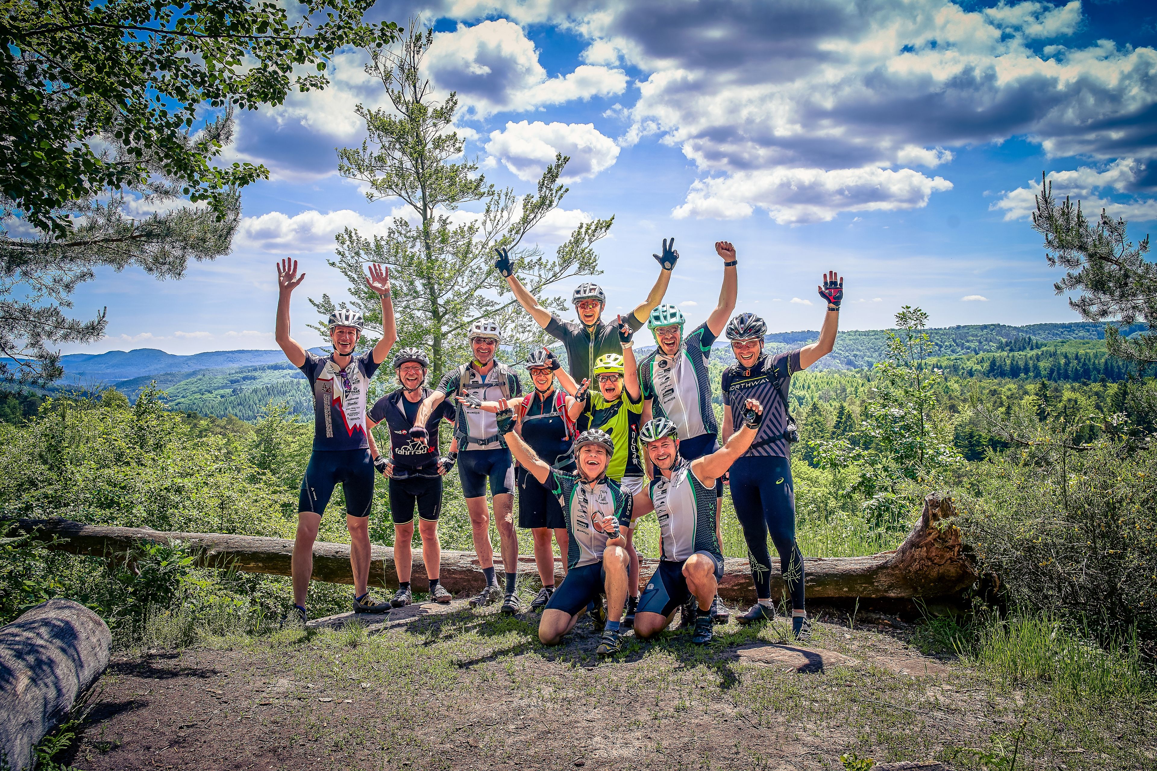 Gruppenfoto WasgauBike Gruppenfoto von WasgauBike Marathon