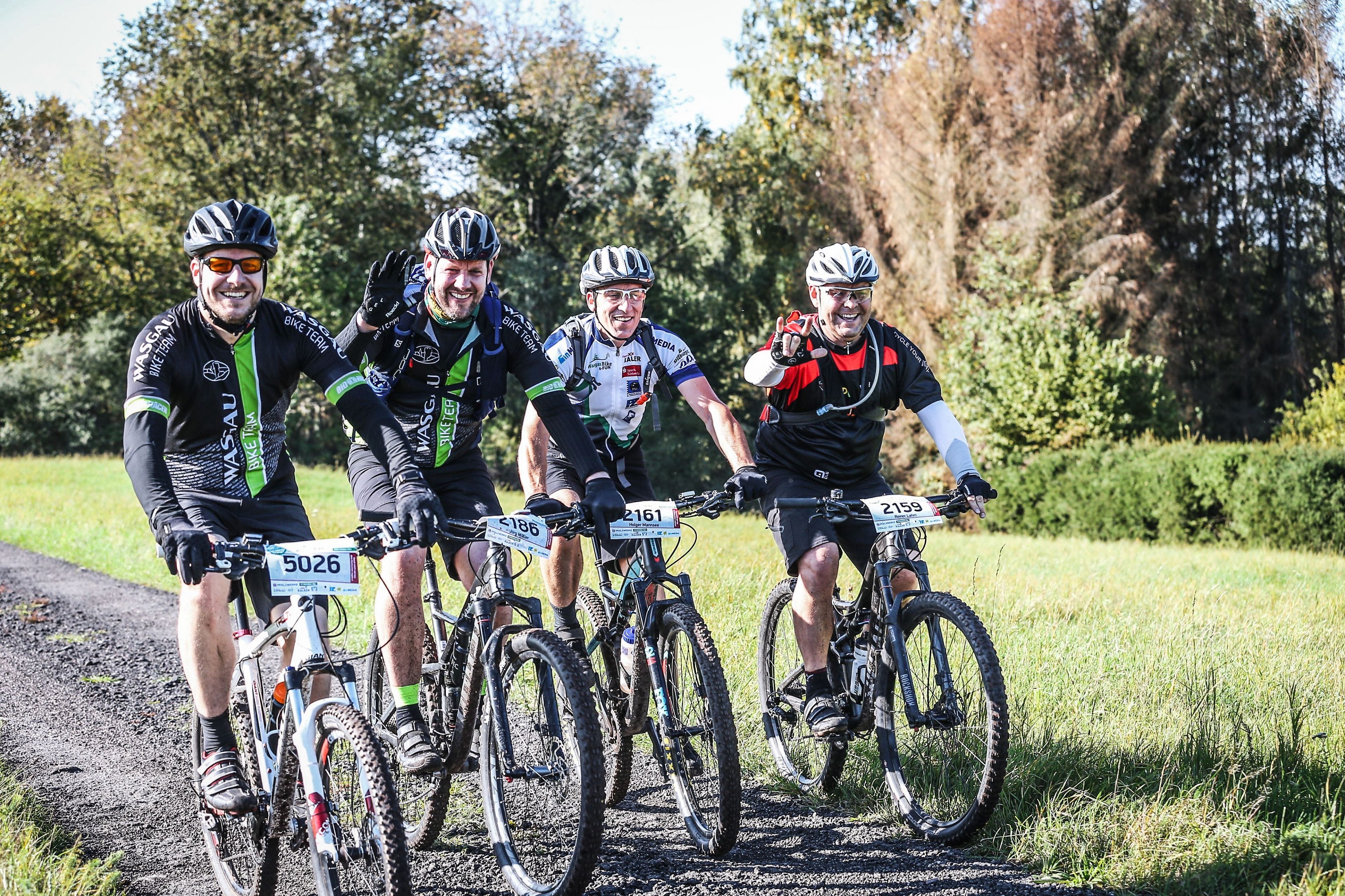 WasgauBike Vier Personen auf WasgauBike