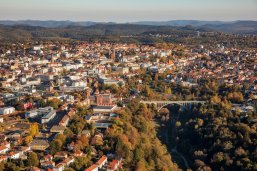 Herbstluftbild Pirmasens Luftbild der Stadt Pirmasens im Herbst