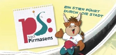 Bunter Stadtführer für die ganze Familie Bunter Stadtführer für die ganze Familie mit Stierbrunnen und Pilou abgebildet