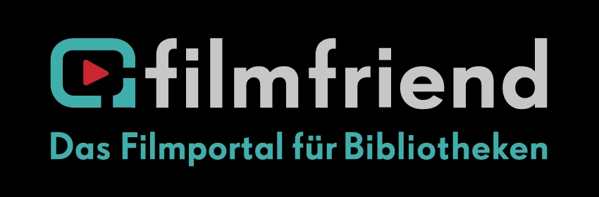 Logo Filmfriend Logo Filmfriend mit Slogan das Filmportal für Bibliotheken