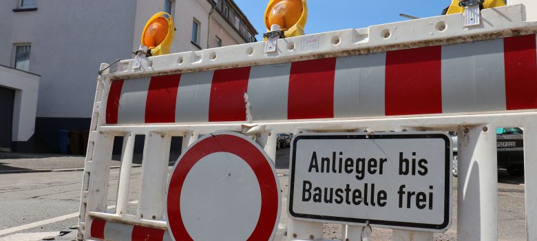 Baustellenabsperrung Baustellenabsperrung
