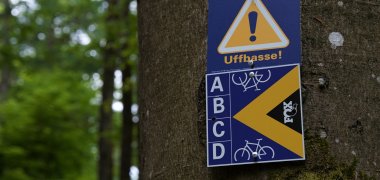 Beschilderung MTB Päädelscher Beschilderung MTB Päädelscher