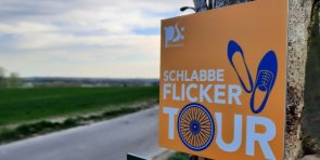 Schlabbeflicker Radtour Schlabbeflicker Radtour Schild