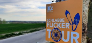 Schlabbeflicker Radtour Schlabbeflicker Radtour Schild
